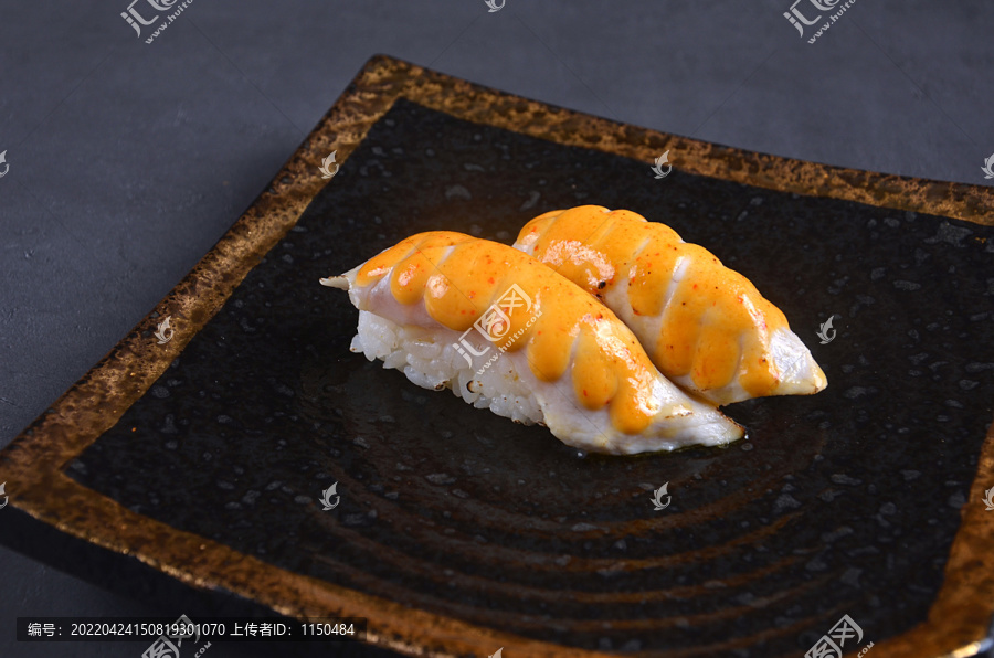 辣汁章红鱼寿司