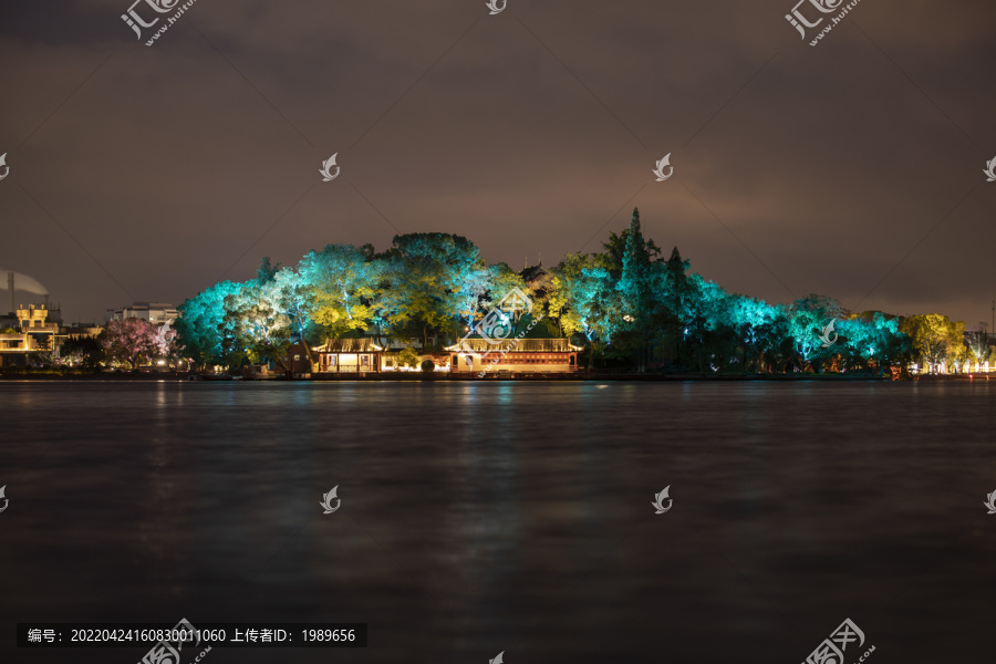 南湖湖心岛夜景