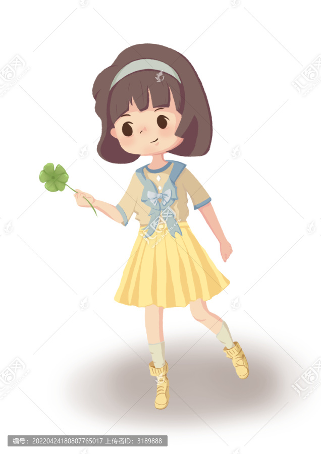 人物小畫女孩