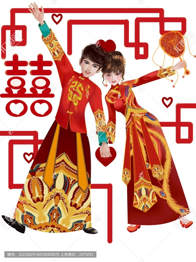 新郎新娘中式風(fēng)