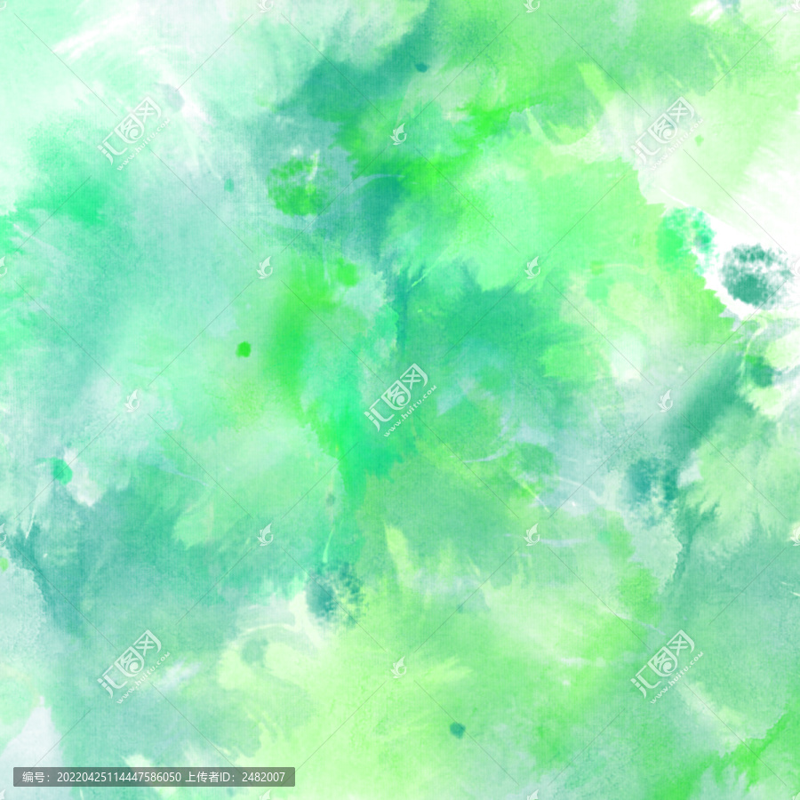 綠色水彩背景