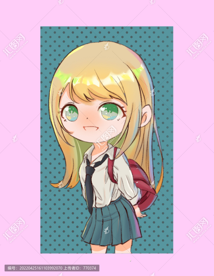Q版可愛(ài)女孩