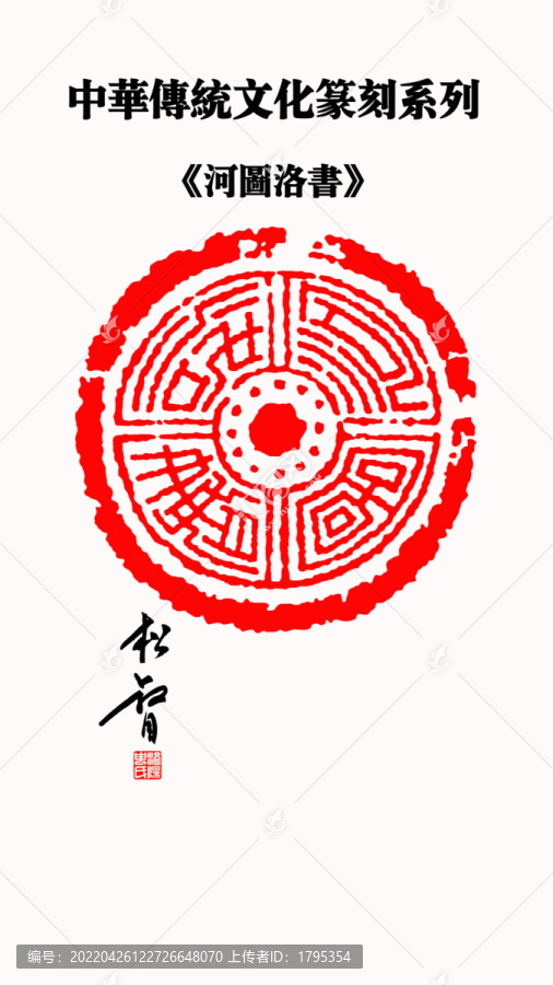 河圖洛書印章