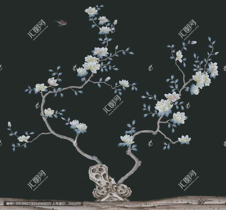 玉蘭背景墻