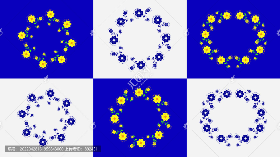 花環(huán)花框素材
