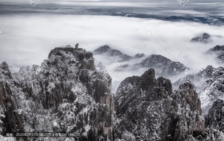 水墨黄山