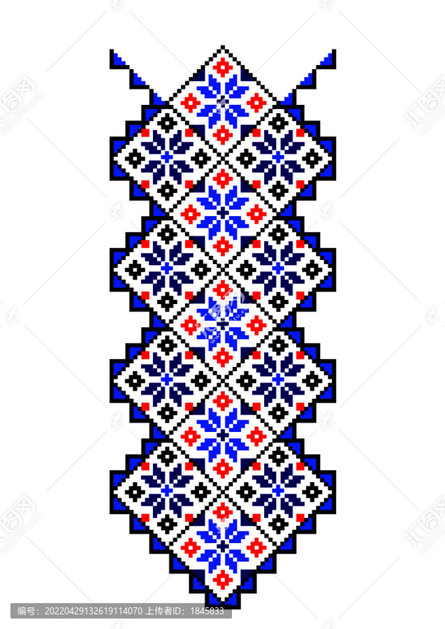 民族刺繡矢量