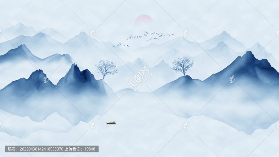 水墨山水畫
