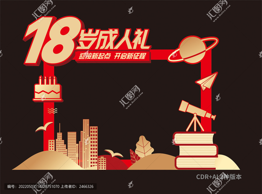 18歲成人禮拍照框