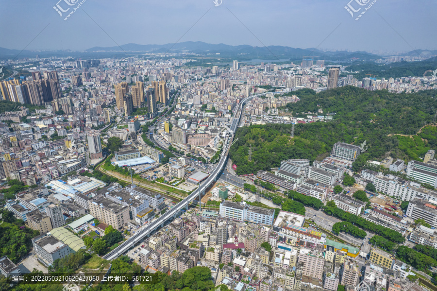 深圳宝安区石岩街道全景