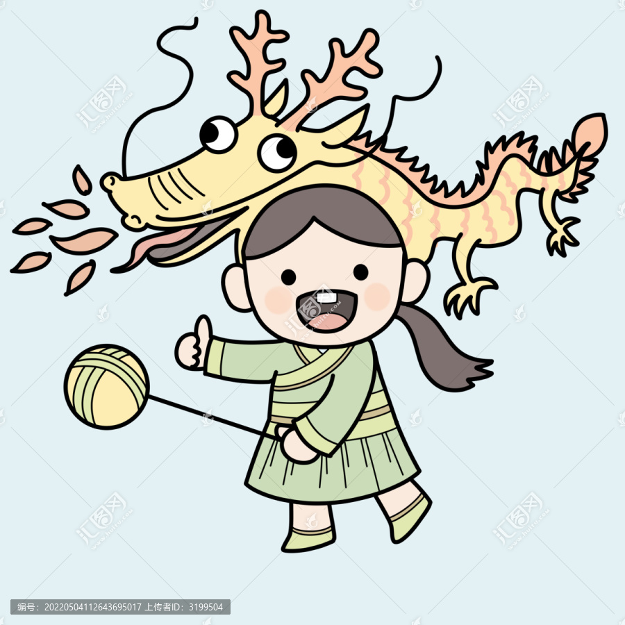 舞龍頭套娃娃