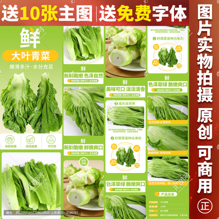 大葉青菜詳情頁