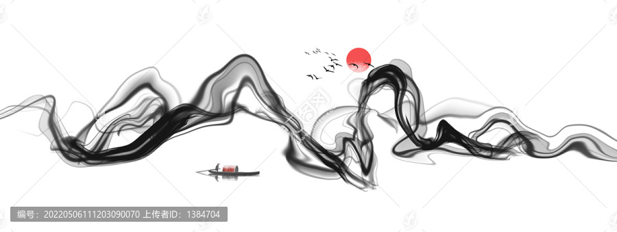 新中式山水畫