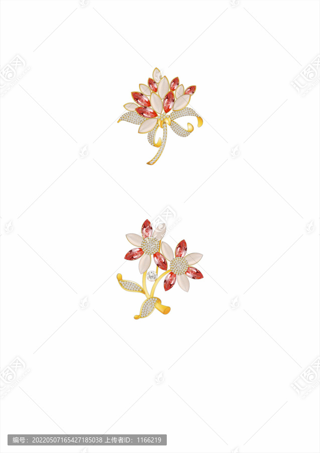 花開胸針
