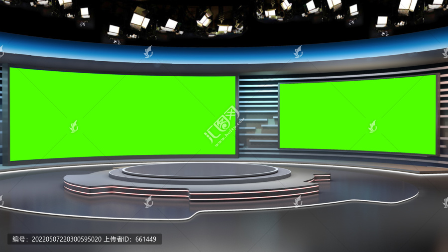 虛擬演播室欄目背景