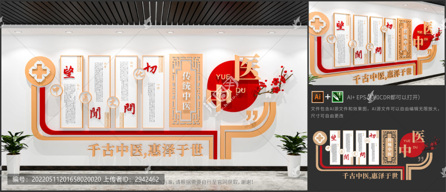 中醫望聞問切醫院文化墻