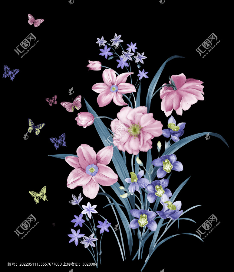 小花裝飾畫