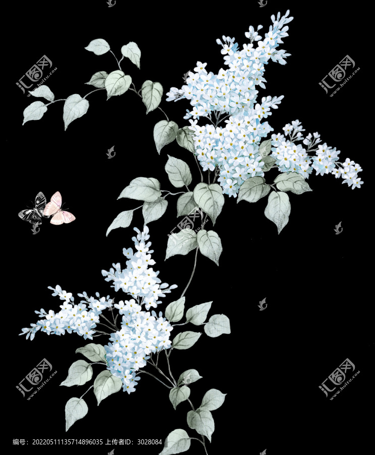 手繪小花組合