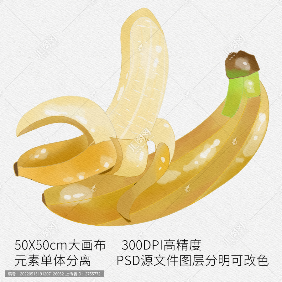 手繪香蕉
