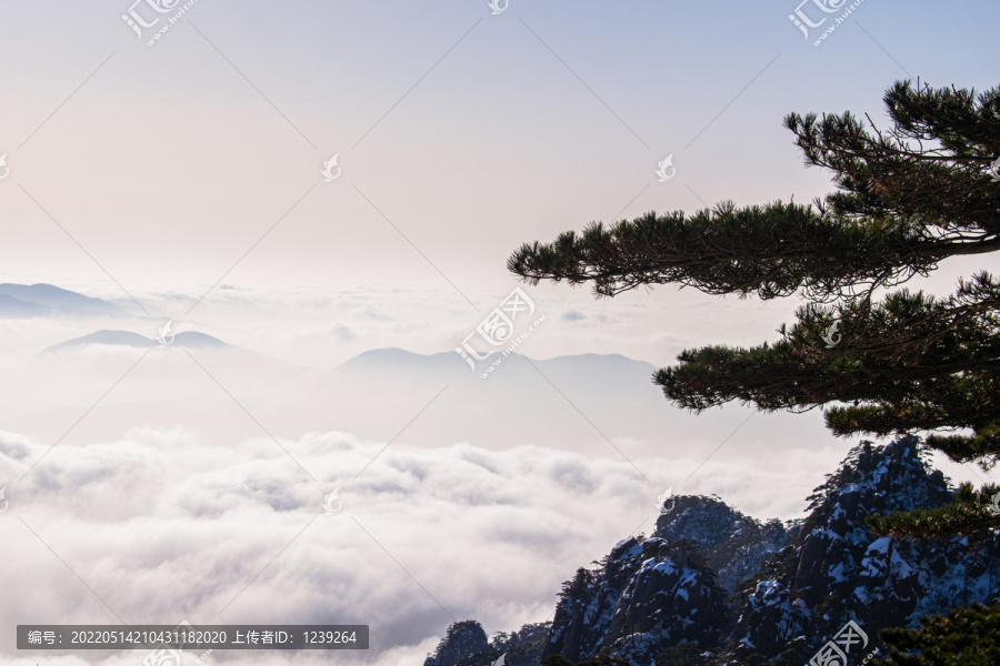 水墨黄山