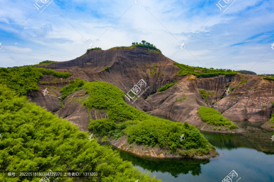 航拍湖南郴州高椅岭景区