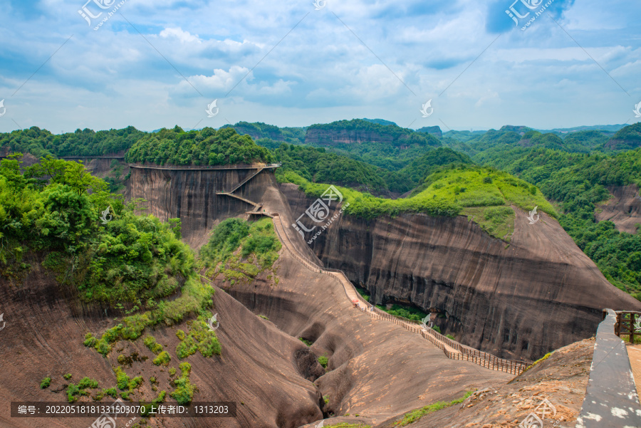 航拍湖南郴州高椅岭景区