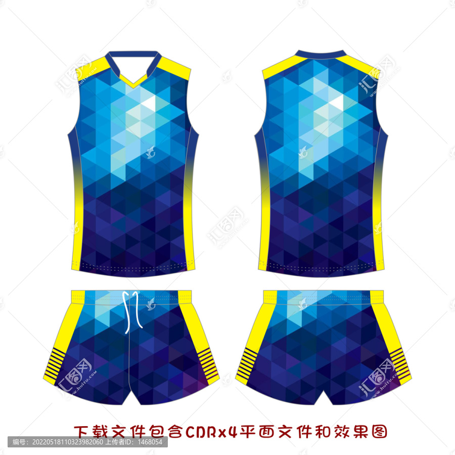 排球服設(shè)計(jì)圖運(yùn)動(dòng)服套裝