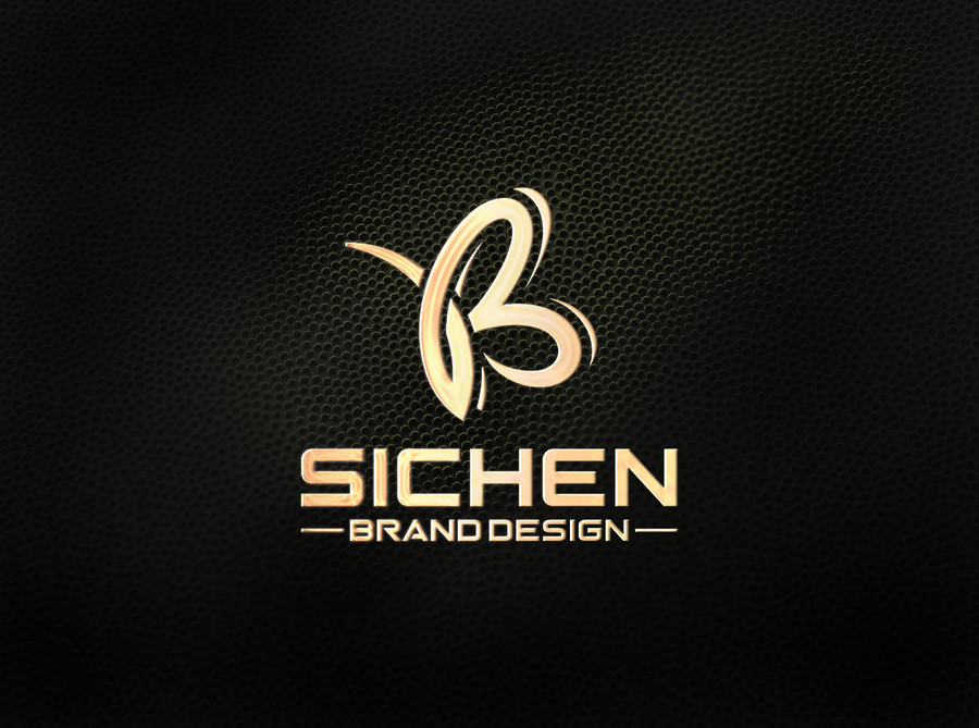 字母B蝴蝶logo