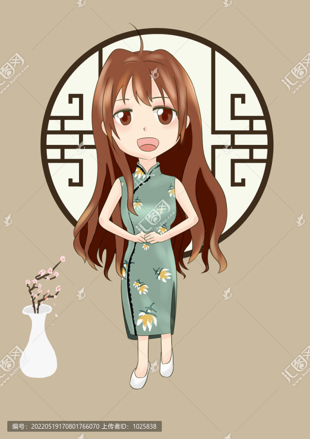 旗袍女孩