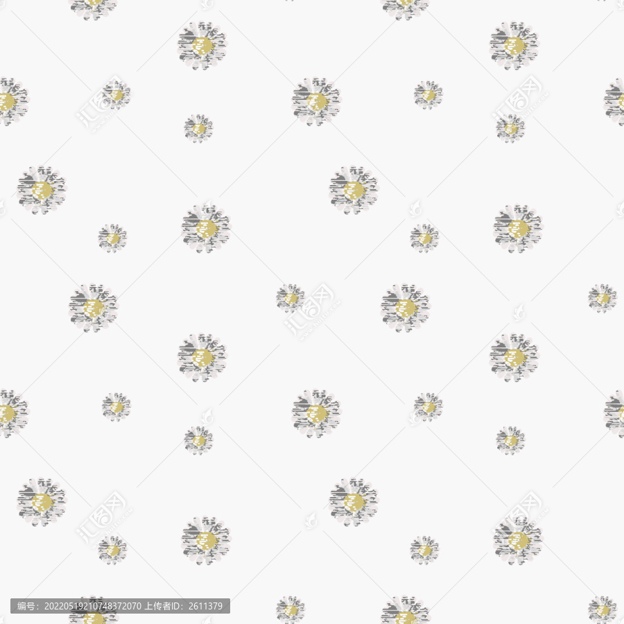 復(fù)古小菊花