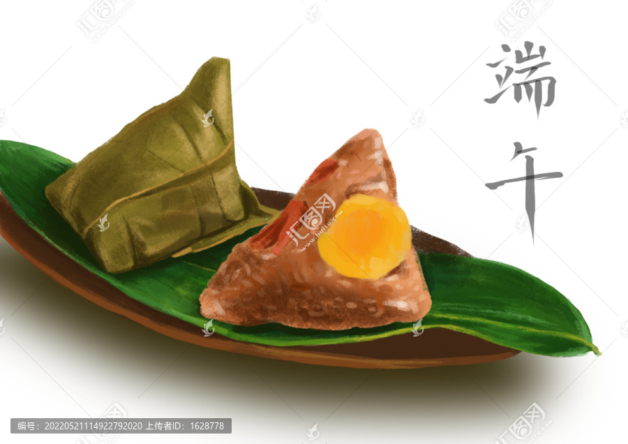 端午粽子手繪