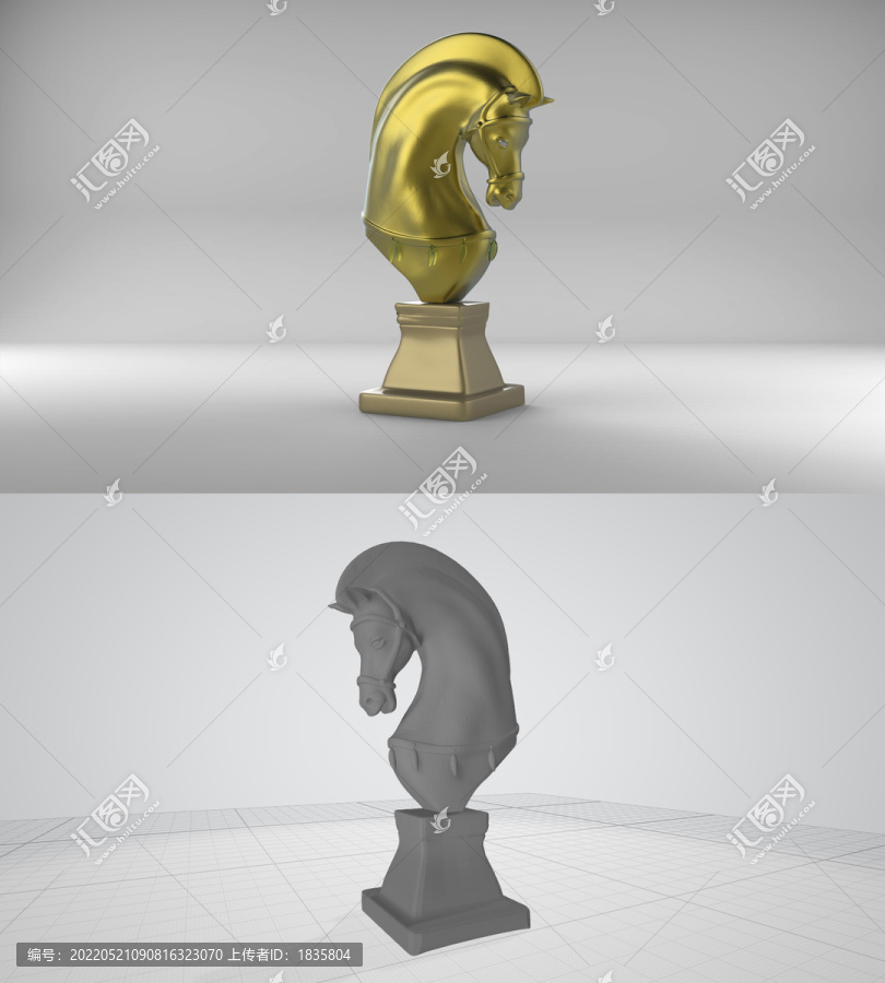 馬頭3D模型