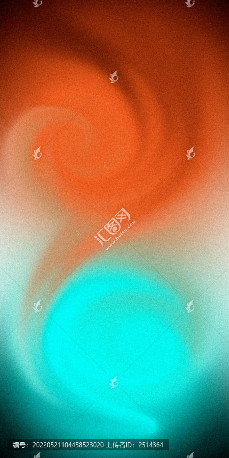 橙藍漸變背景