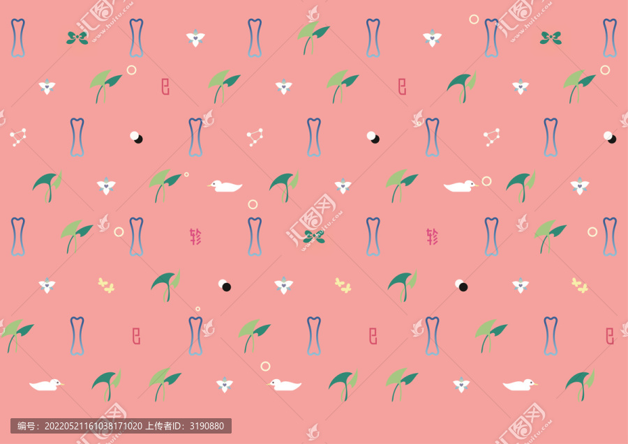 小滿節(jié)氣主題印花