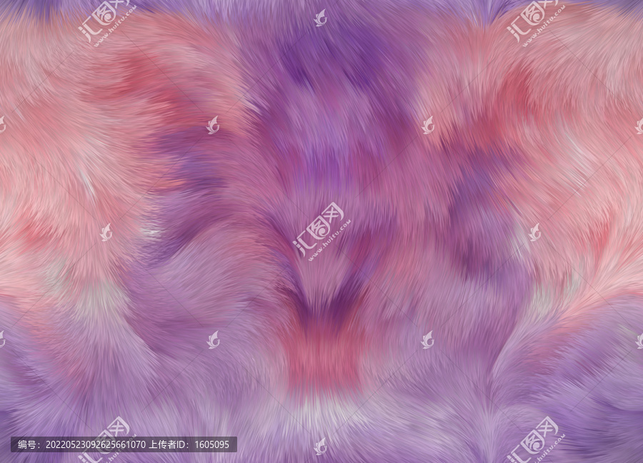 粉紫色毛发线条纹理