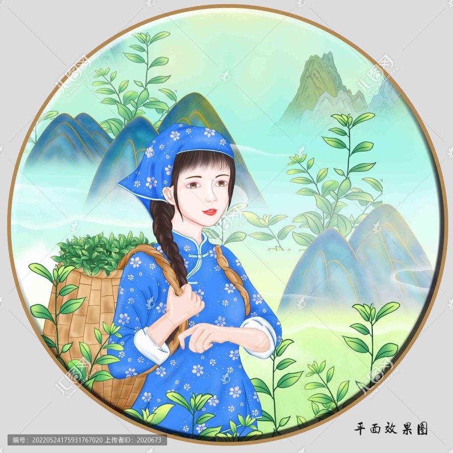 茶葉裝飾畫