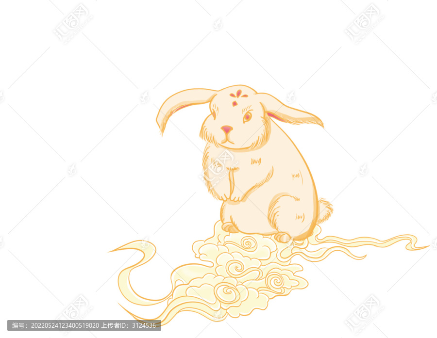 兔子免摳素材
