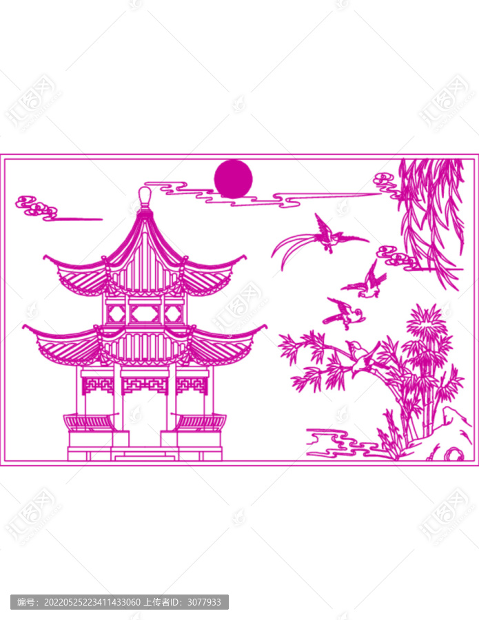 江南園林亭子