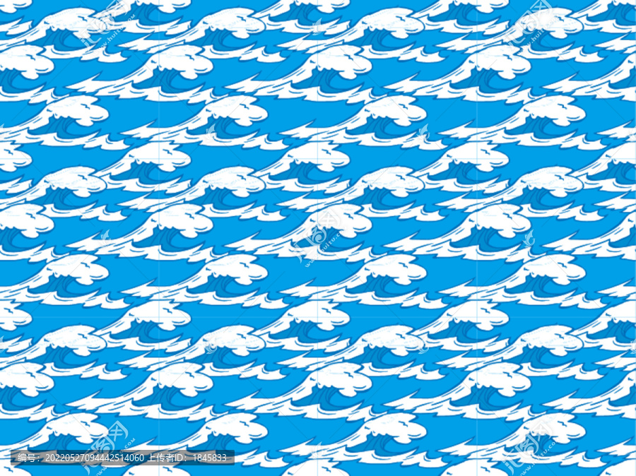 海浪底紋