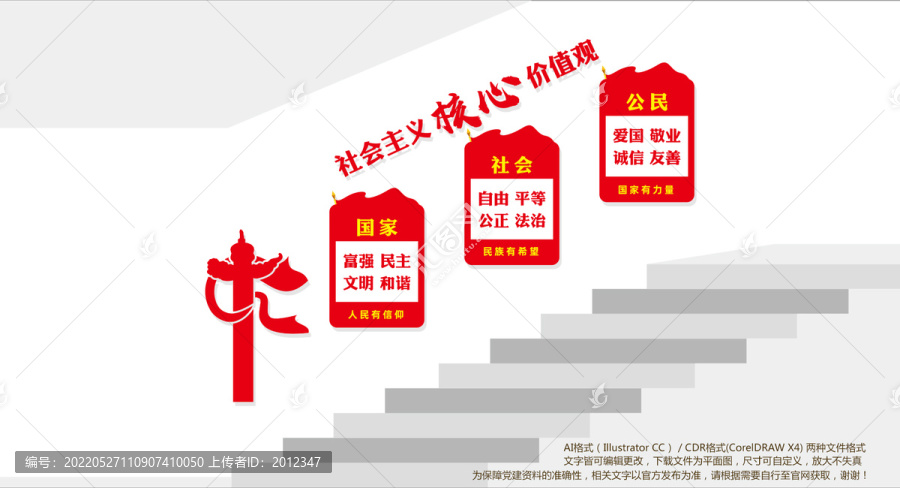 核心價值觀樓梯