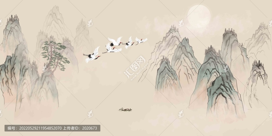中式傳統(tǒng)山水
