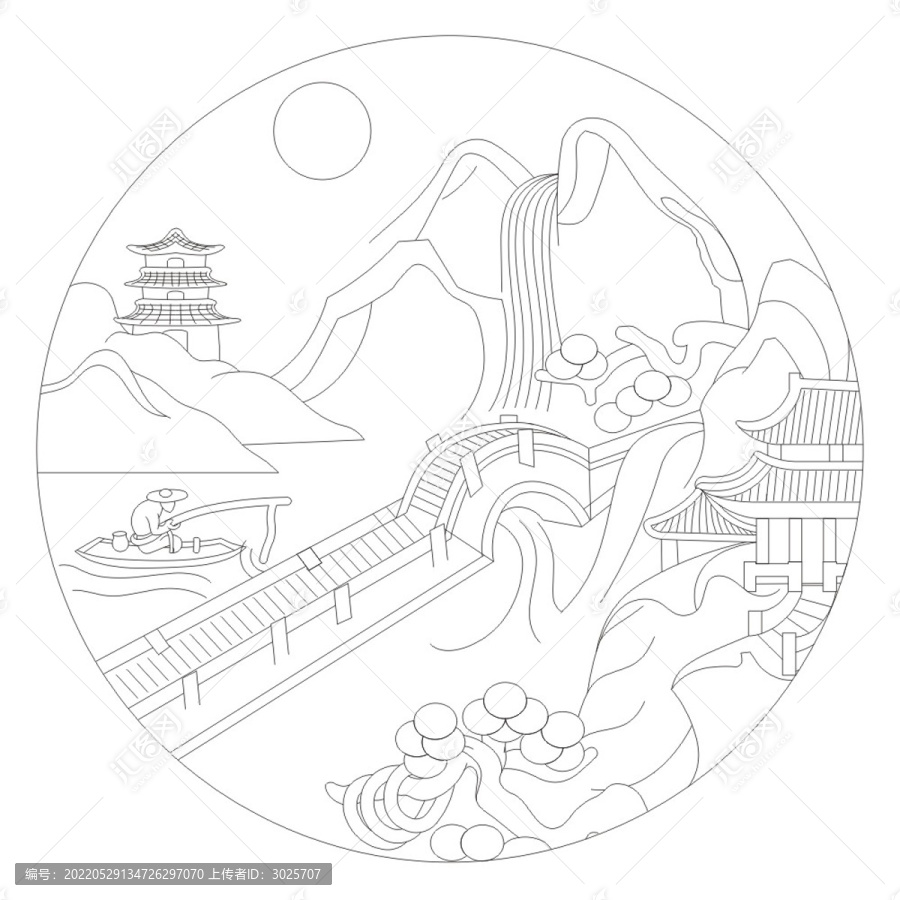獨(dú)釣寒江雪