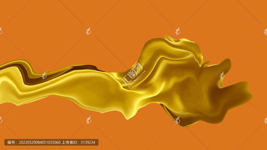 金色飄帶背景墻