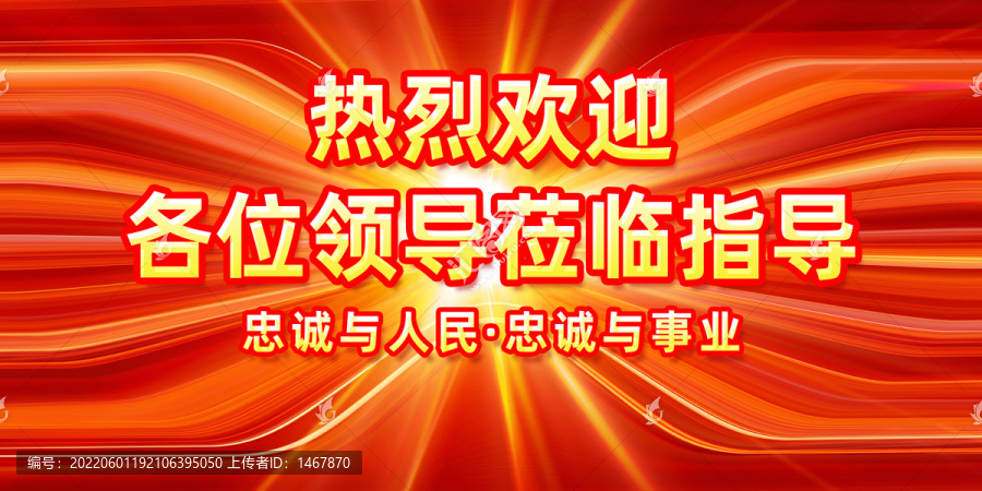 歡迎領(lǐng)導(dǎo)嘉賓展板
