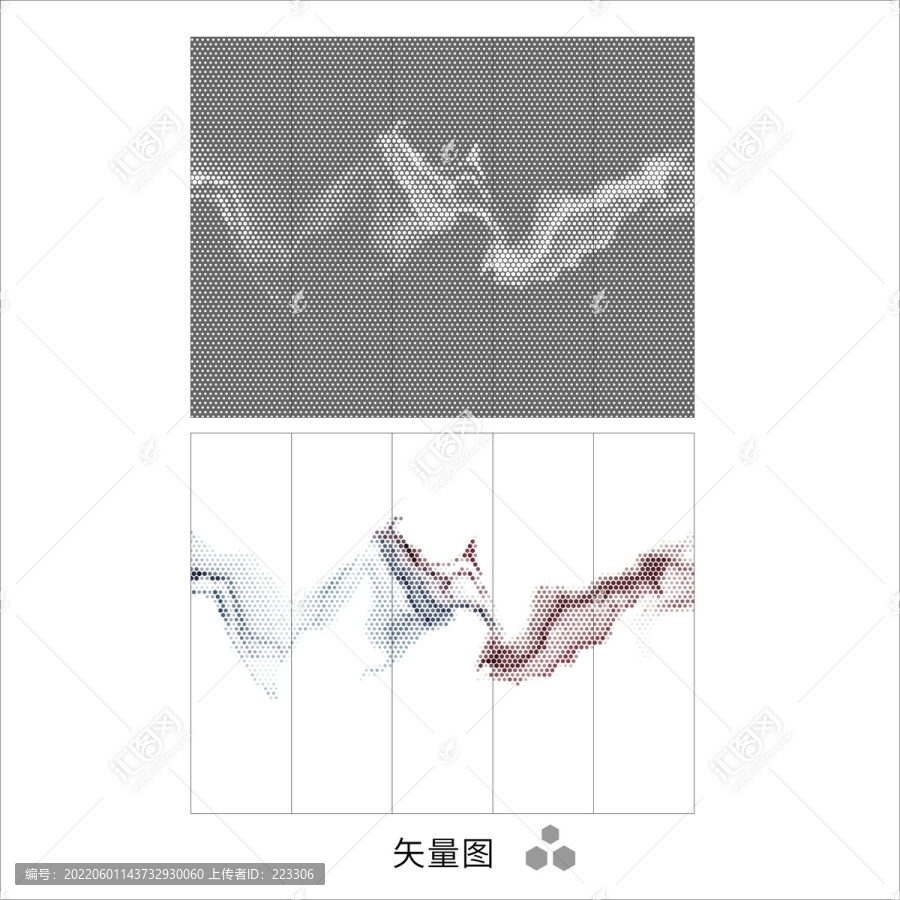 新中式山水鏤空