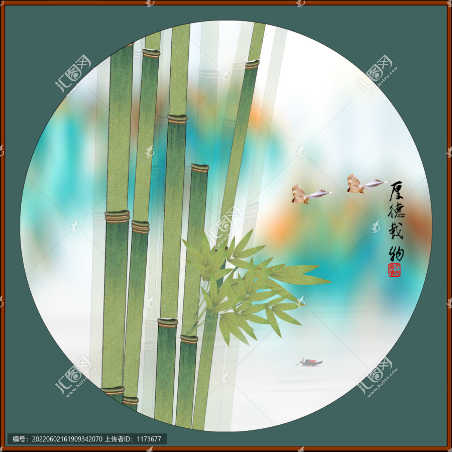 綠竹裝飾畫(huà)