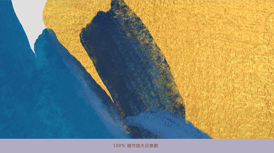 新中禪意抽象之黃金符號(hào)