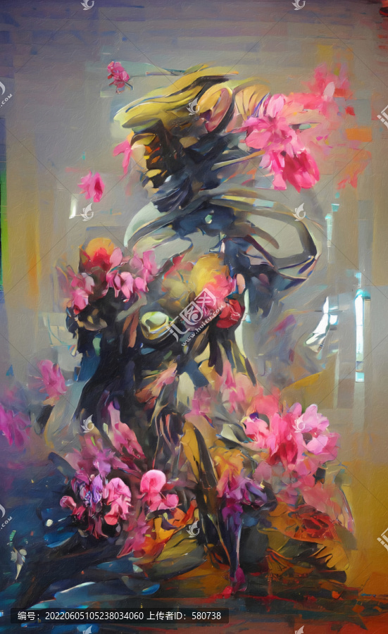 花卉油畫