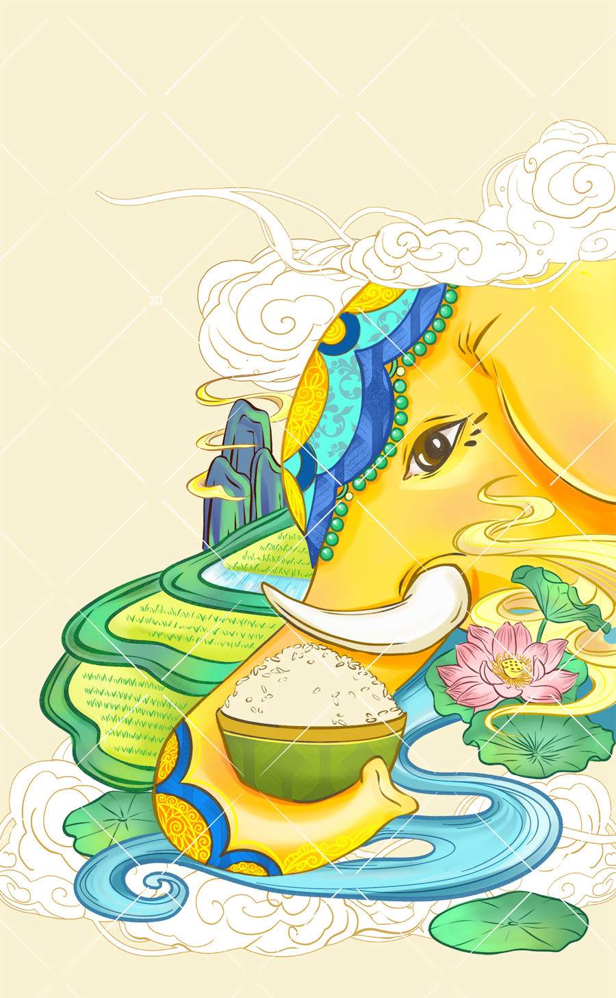 象牙米插畫(huà)