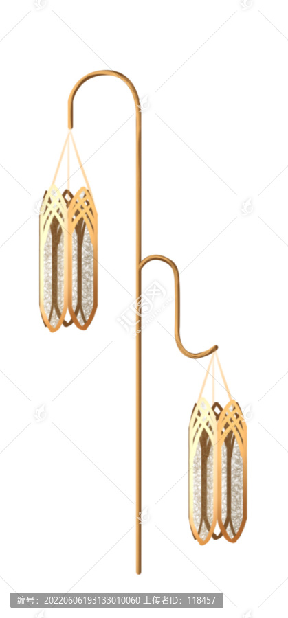 金色路引婚禮手繪素材